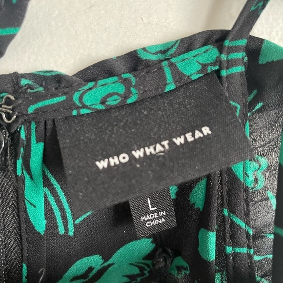 Who What Wear Floral Print A-Line Halter Sleeveless Dress. New With Tags. - Picture 9 of 9